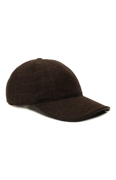 Мужская бейсболка из шерсти и кашемира CORNELIANI, арт. 940500-9429200