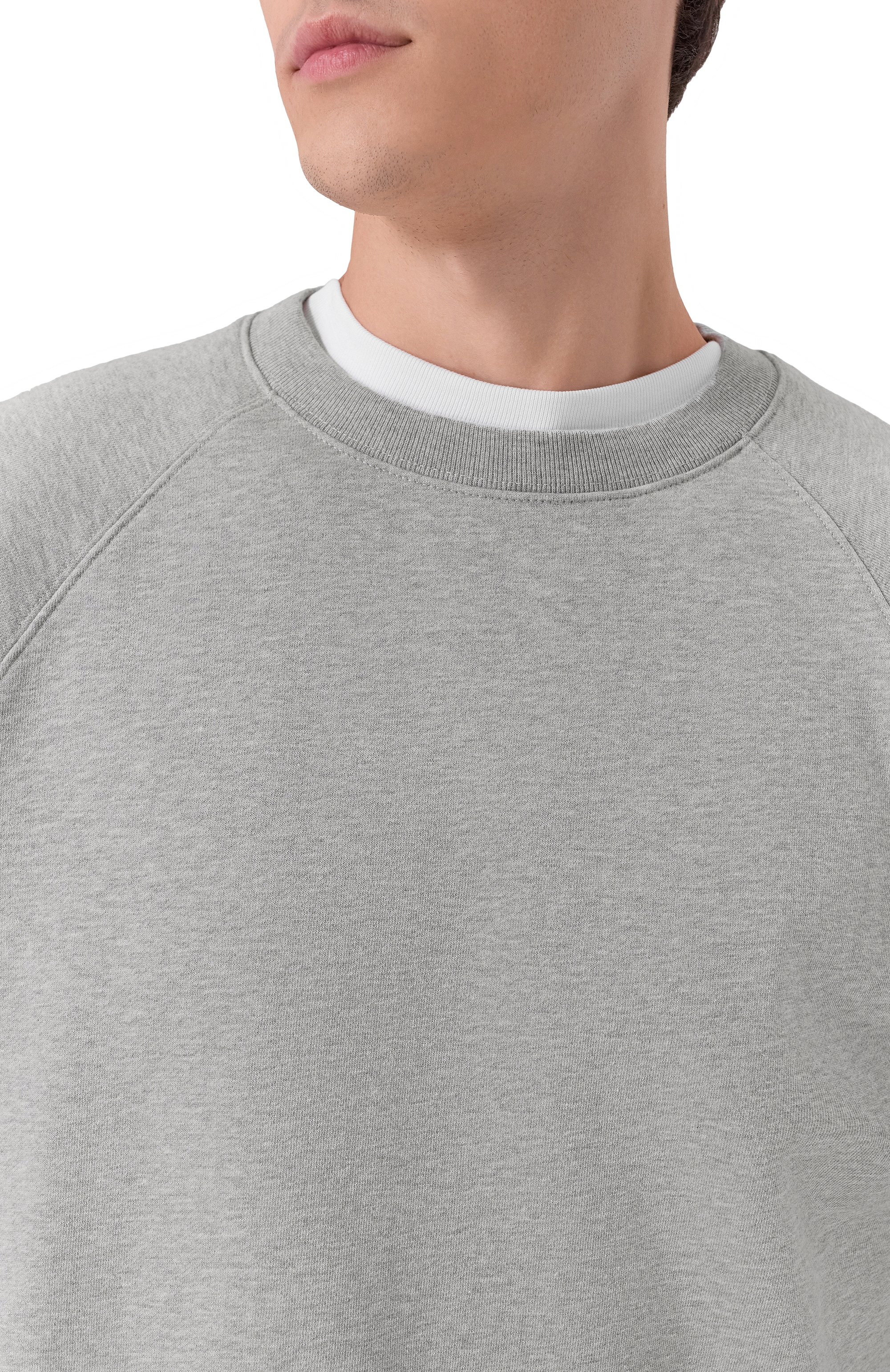 Хлопковый свитшот ГОША РУБЧИНСКИЙ, арт. SW_0201_GREY_MELANGE, фото 5