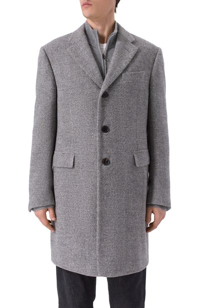 Шерстяное пальто CORNELIANI, арт. 261403-2612204, фото 3