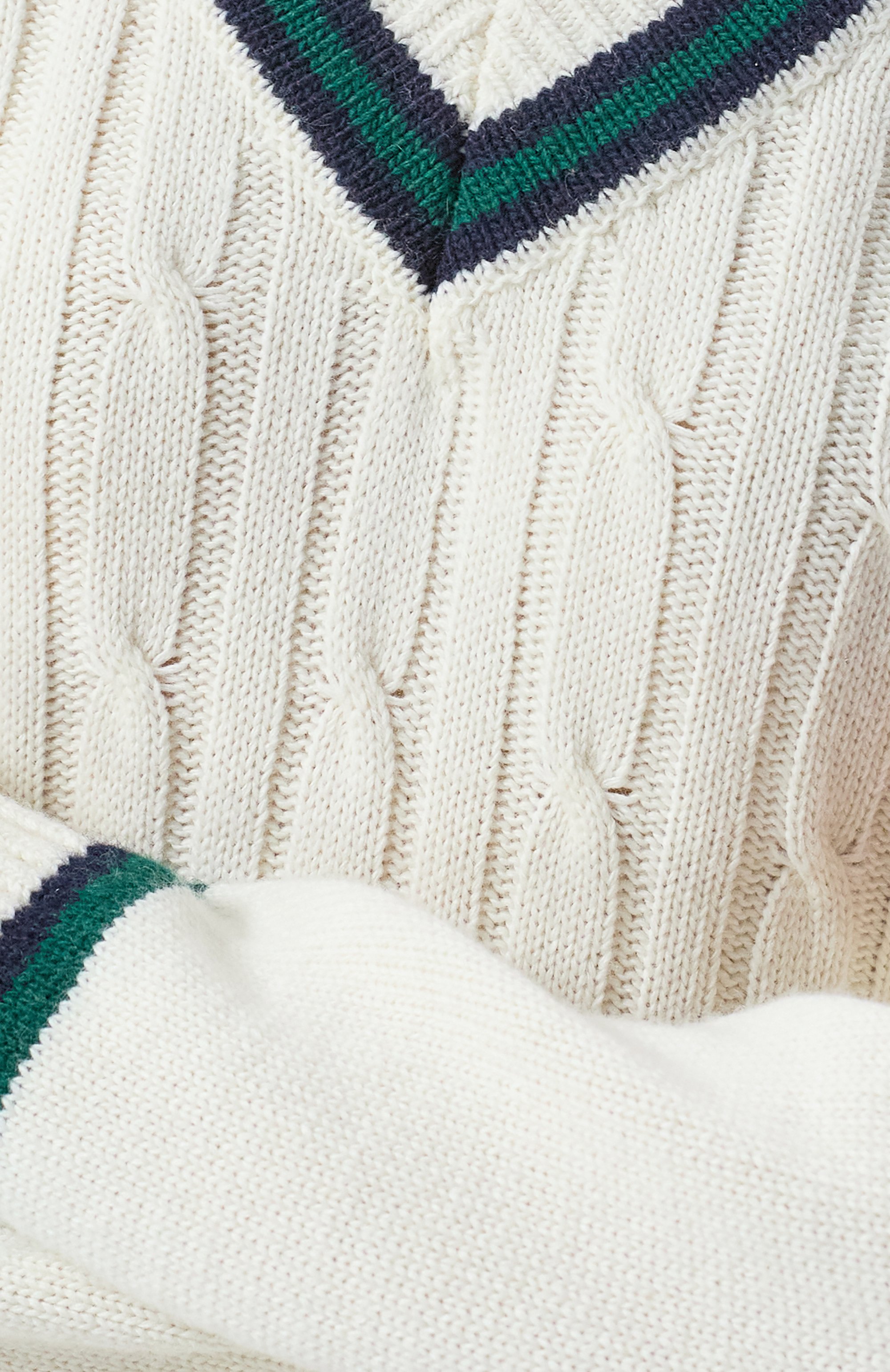 Пуловер из шерсти и вискозы MC2 SAINT BARTH кремового цвета по цене 20800 руб., арт. R0GER W/03090G, фото 6 Пуловер из шерсти и вискозы MC2 SAINT BARTH, арт. R0GER W/03090G, фото 6