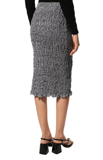 Хлопковая юбка MIU MIU, арт. MG1747-2AP2-F0002, фото 4