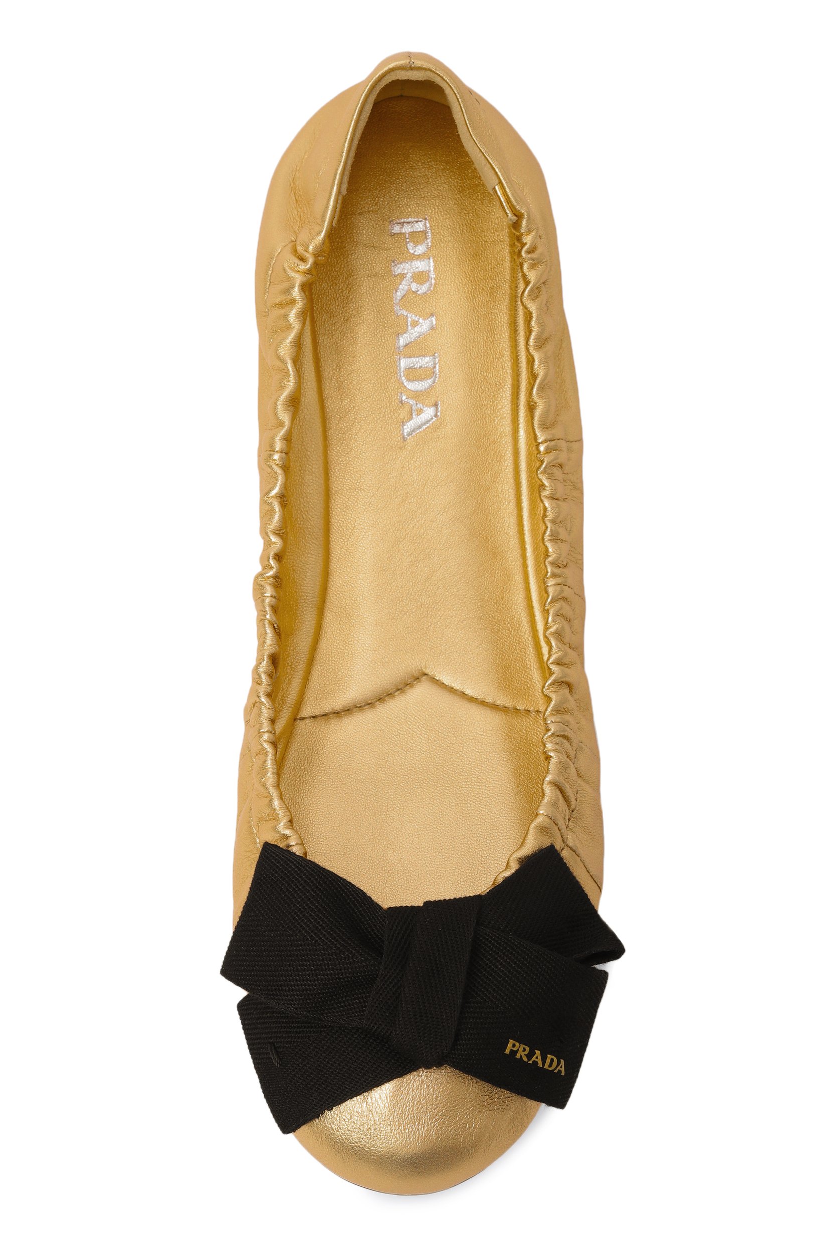 Кожаные балетки PRADA, арт. 1F3220/79A, фото 6