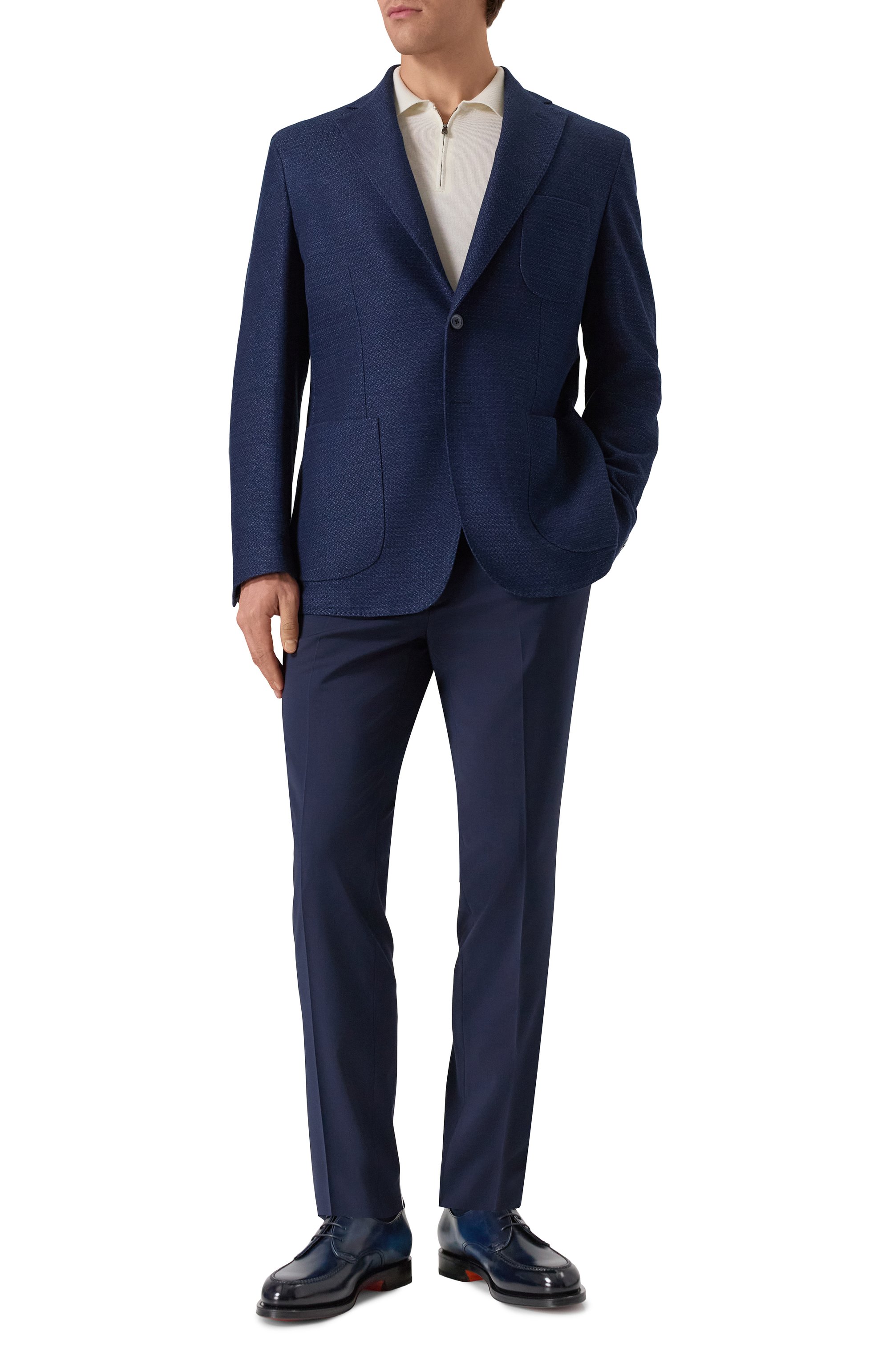 Кожаные дерби colin SANTONI, арт. MCCG18999MD3HVSY, фото 2