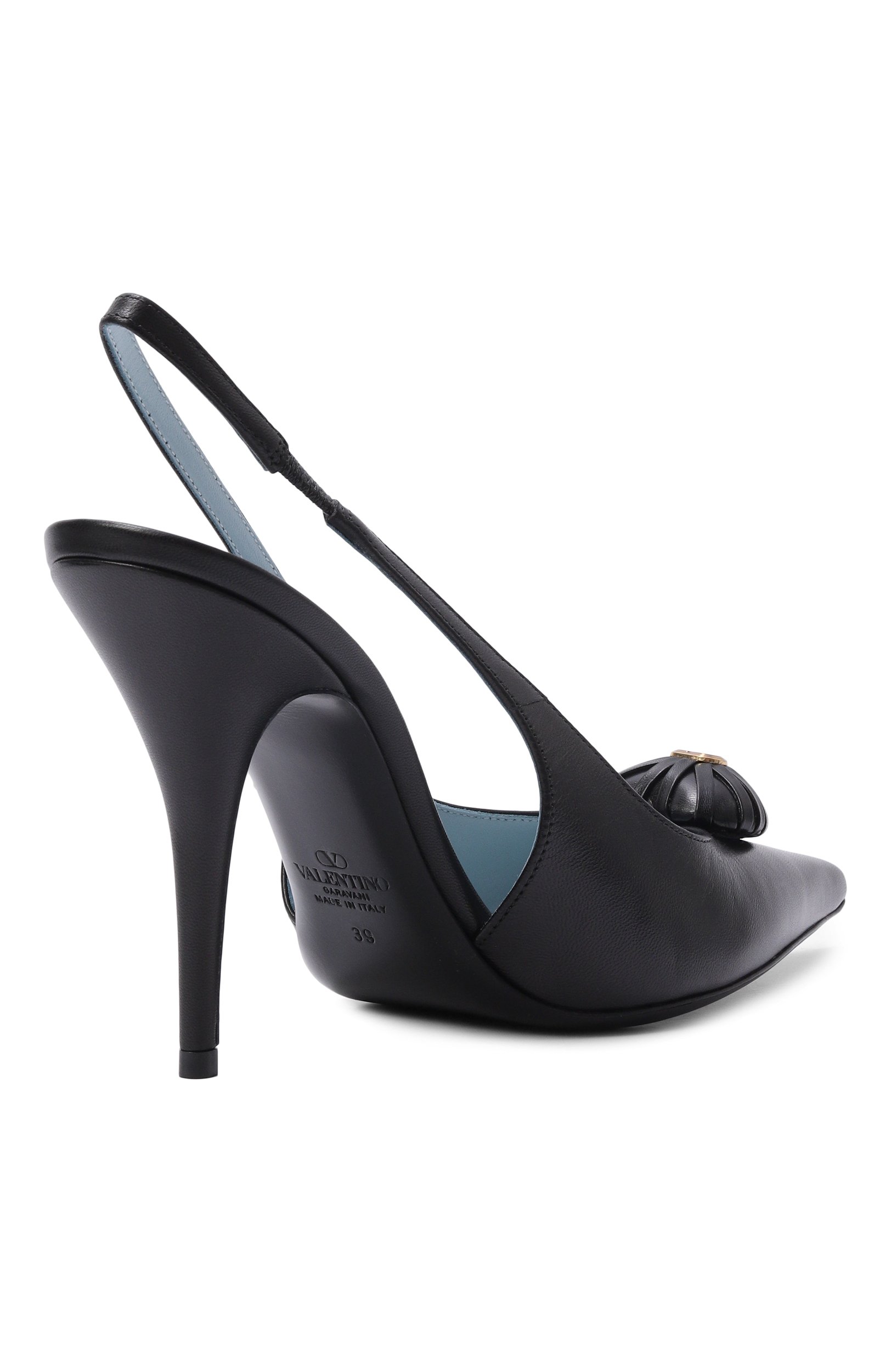 Кожаные туфли coeur royal 100 VALENTINO черного цвета по цене 125500 руб., арт. 9W2S0PR9/DMD, фото 5 Кожаные туфли coeur royal 100 VALENTINO, арт. 9W2S0PR9/DMD, фото 5