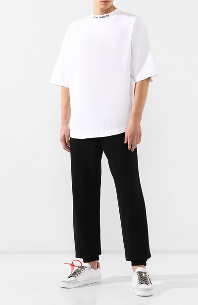 Хлопковая футболка PALM ANGELS, арт. PMAA002E194130020110, фото 2