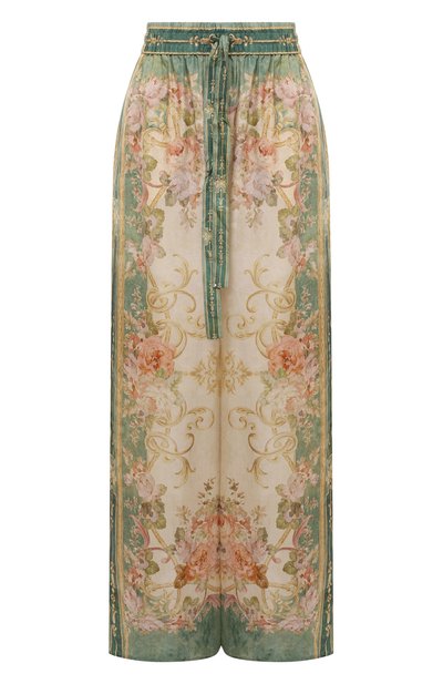 Шелковые брюки ZIMMERMANN, арт. 8329PRS242, фото 1
