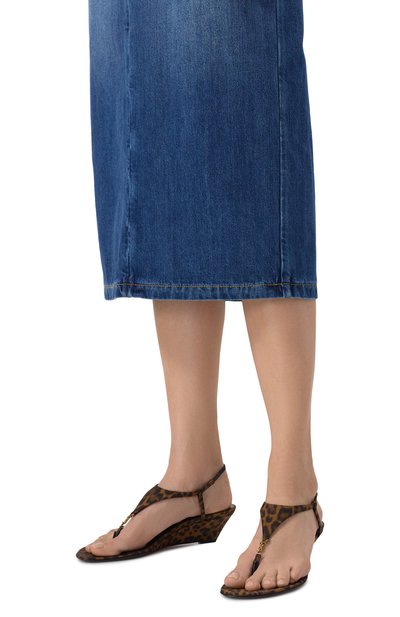 Текстильные босоножки cassandra 40 SAINT LAURENT, арт. 825279/AAC9R, фото 3