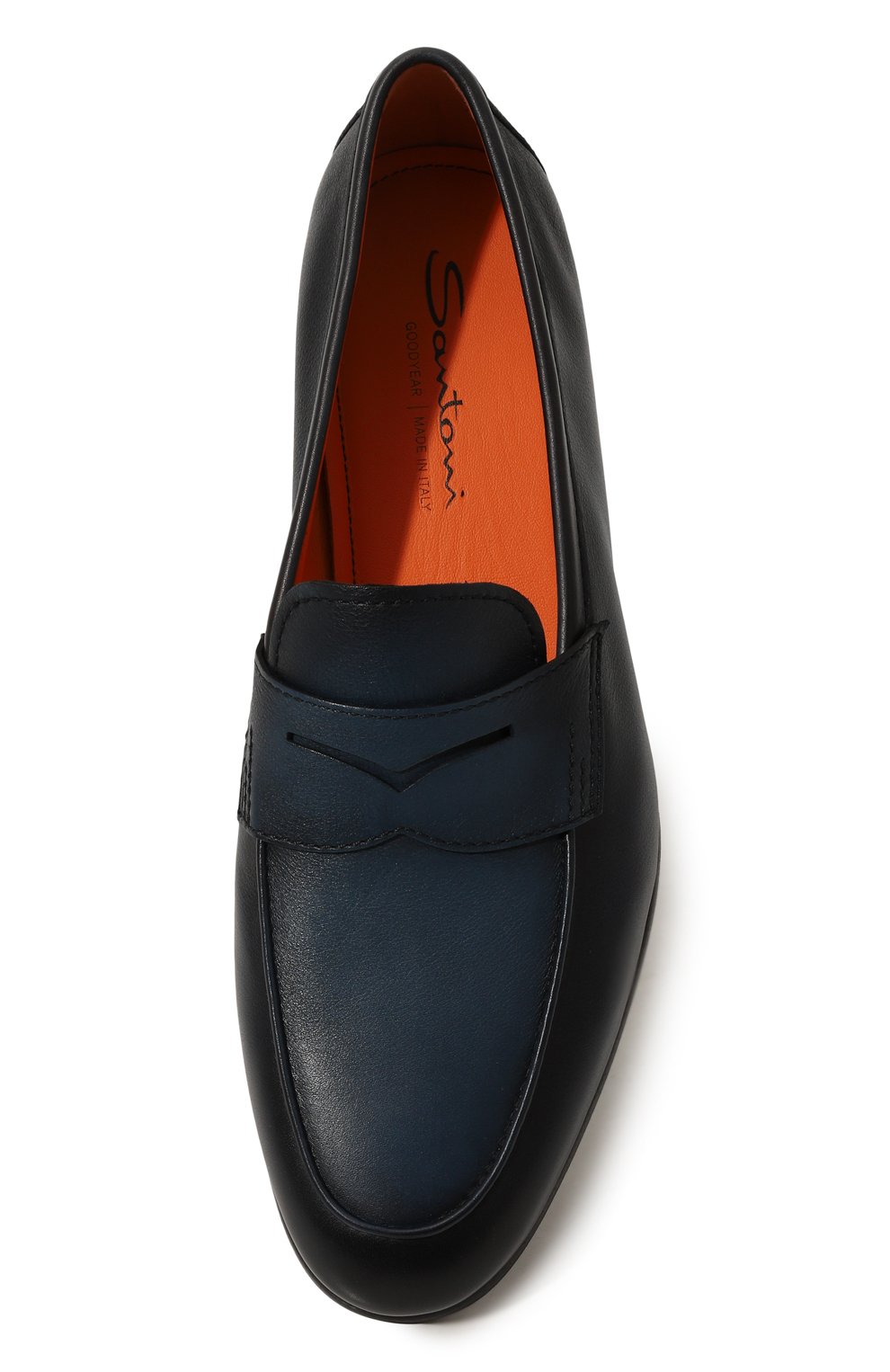 Кожаные пенни-лоферы carlos SANTONI, арт. MCNG18837SI9GMEM, фото 6