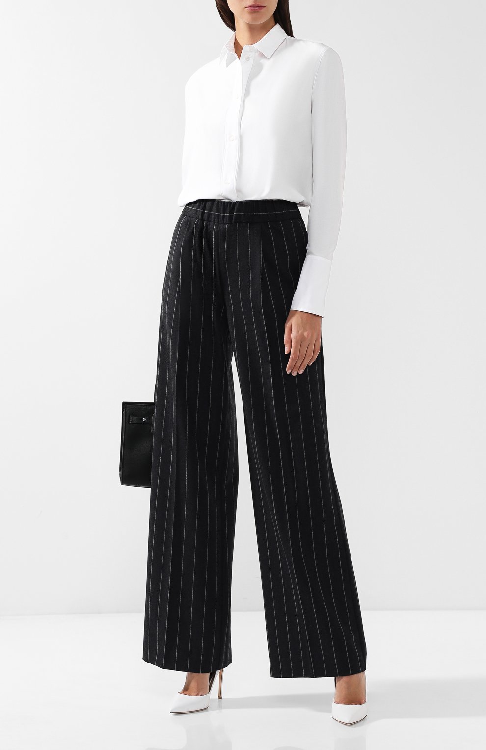 Шерстяные брюки с эластичным поясом KITON, арт. D46107K05I15, фото 2