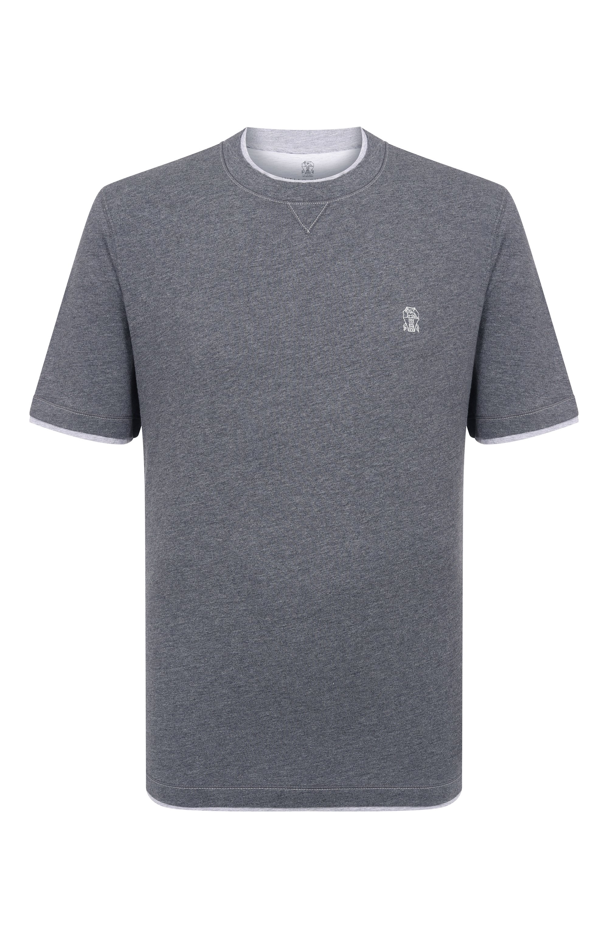 Хлопковая футболка BRUNELLO CUCINELLI, арт. M0B137451G, фото 1