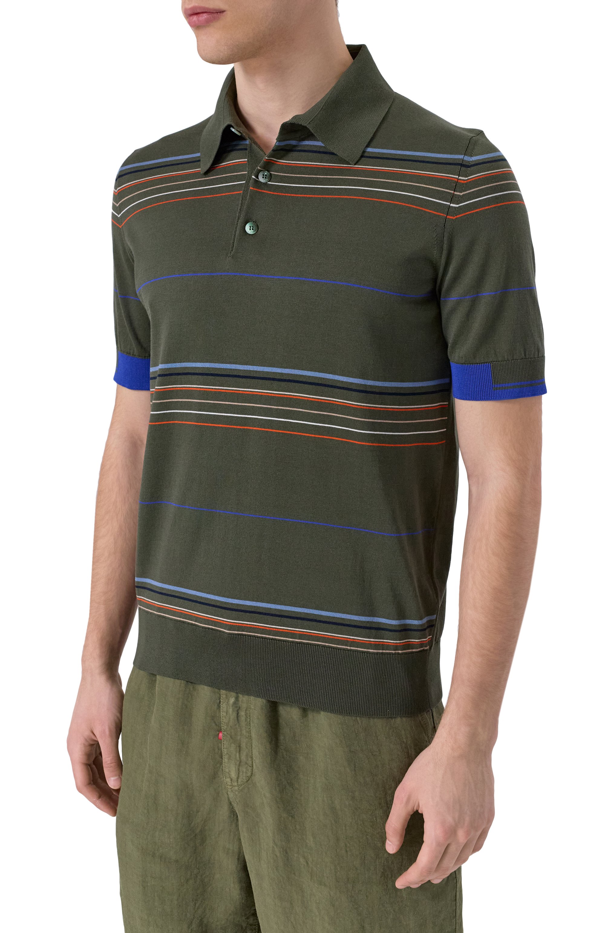 Поло из хлопка и шелка ZILLI, арт. KBP002M0142VMUL00, фото 3