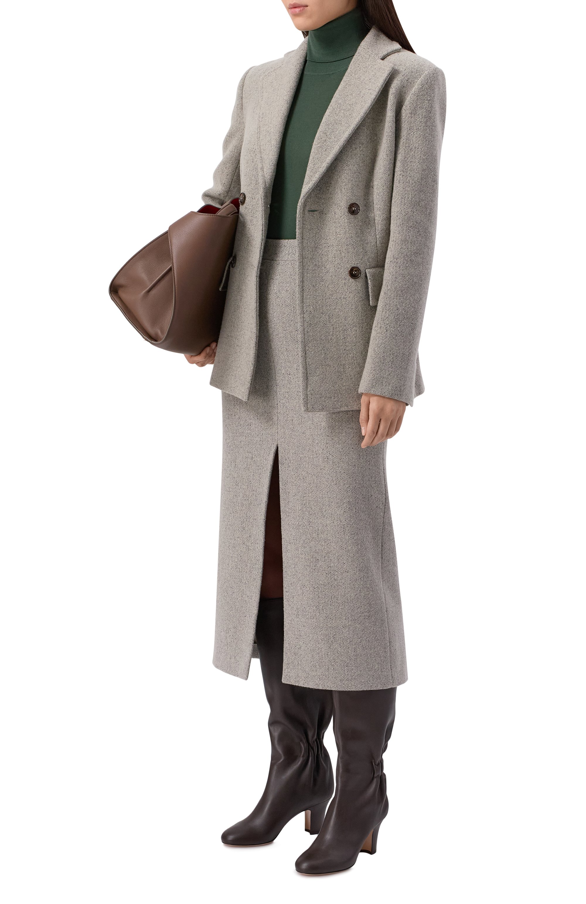 Кожаные сапоги jannette 70 FERRAGAMO, арт. 01K643/786, фото 3