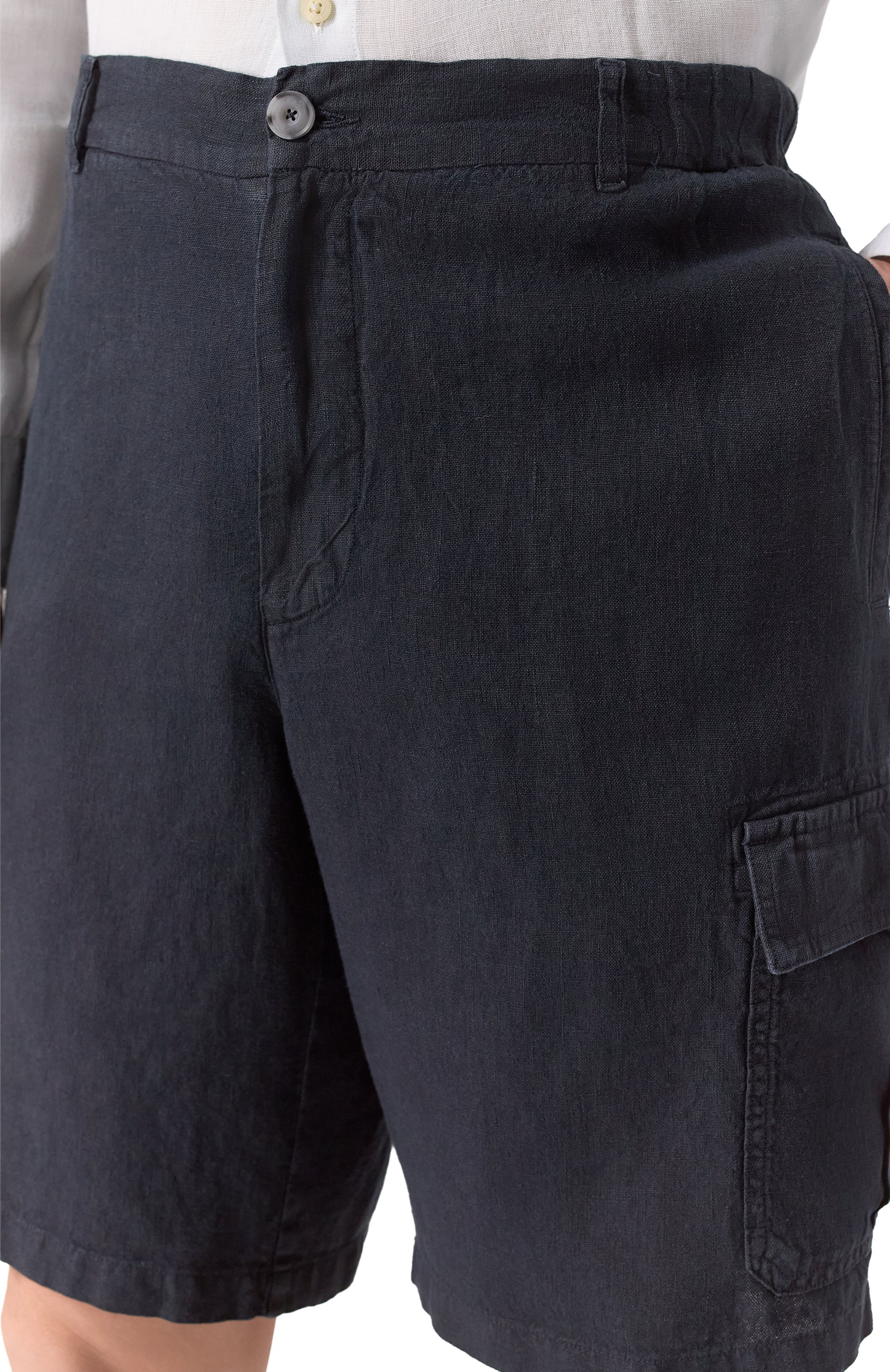 Льняные шорты 120% LINO, арт. 33ALIM29D4/0476/000, фото 5