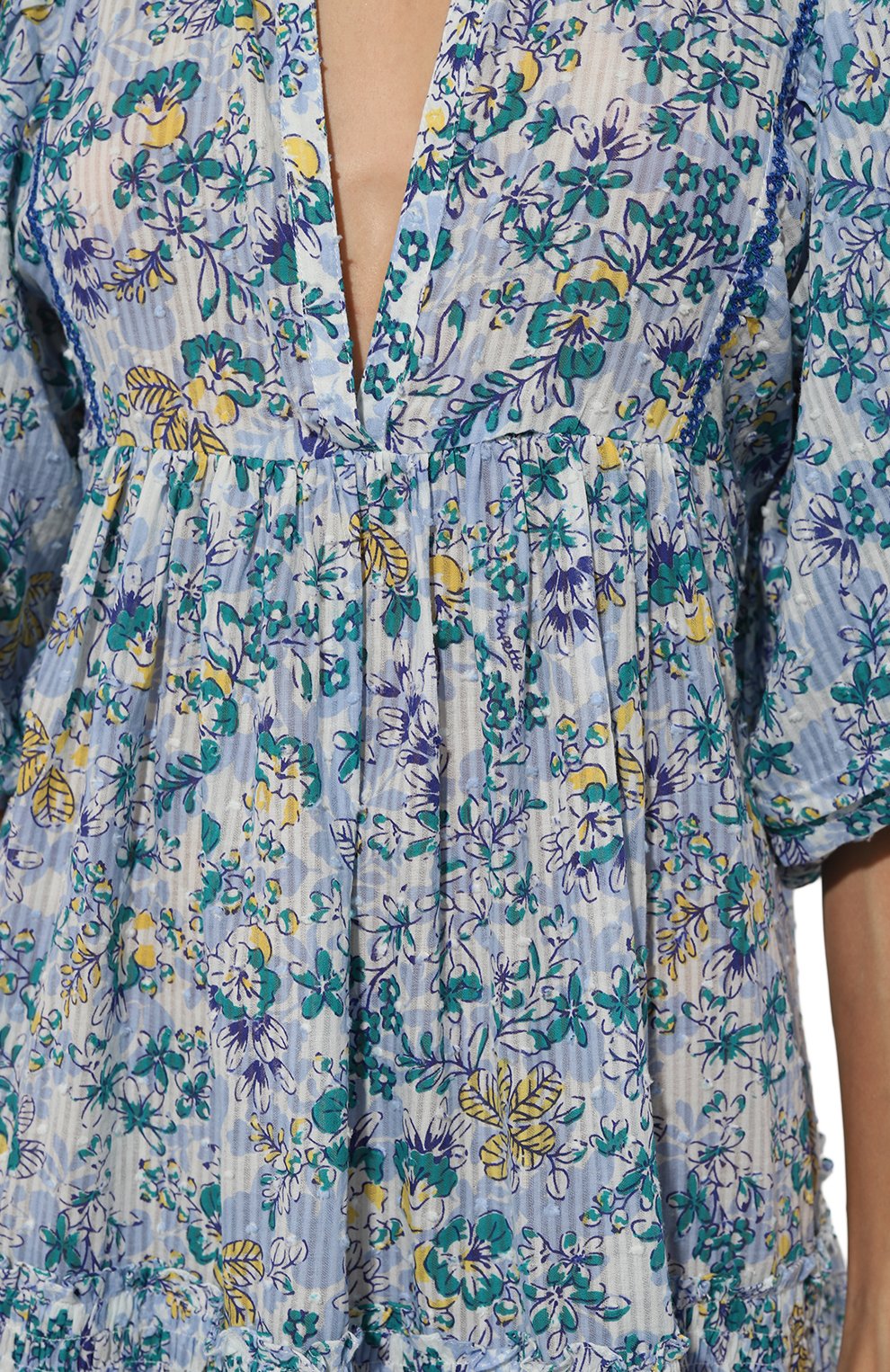 Хлопковое платье POUPETTE ST BARTH, арт. W4RH24N0SYU, фото 5