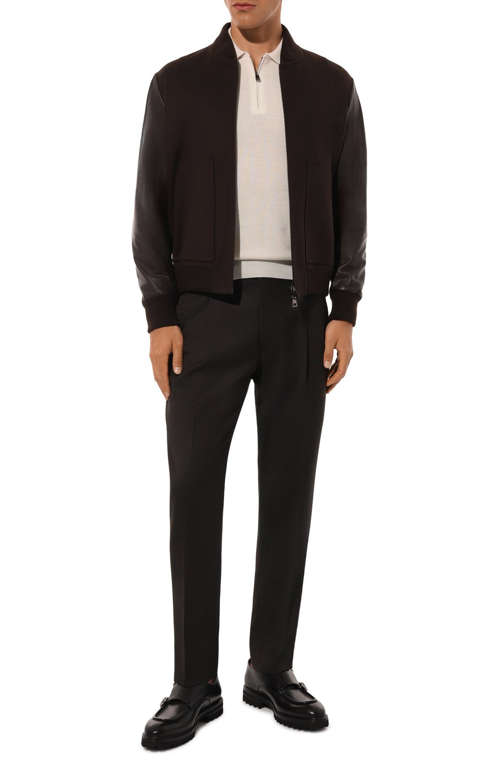 Комбинированный бомбер ANDREA CAMPAGNA, арт. 24U580, фото 2