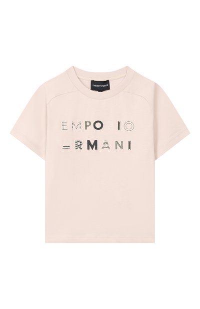 Хлопковая футболка EMPORIO ARMANI, арт. EB000940/AF21820