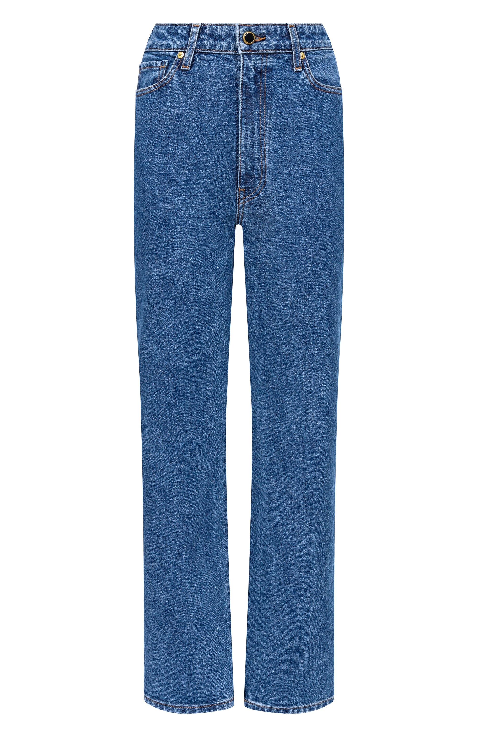 Джинсы abigail KHAITE синего цвета по цене 74350 руб., арт. 1071916009, фото 1 Джинсы abigail KHAITE, арт. 1071916009, фото 1