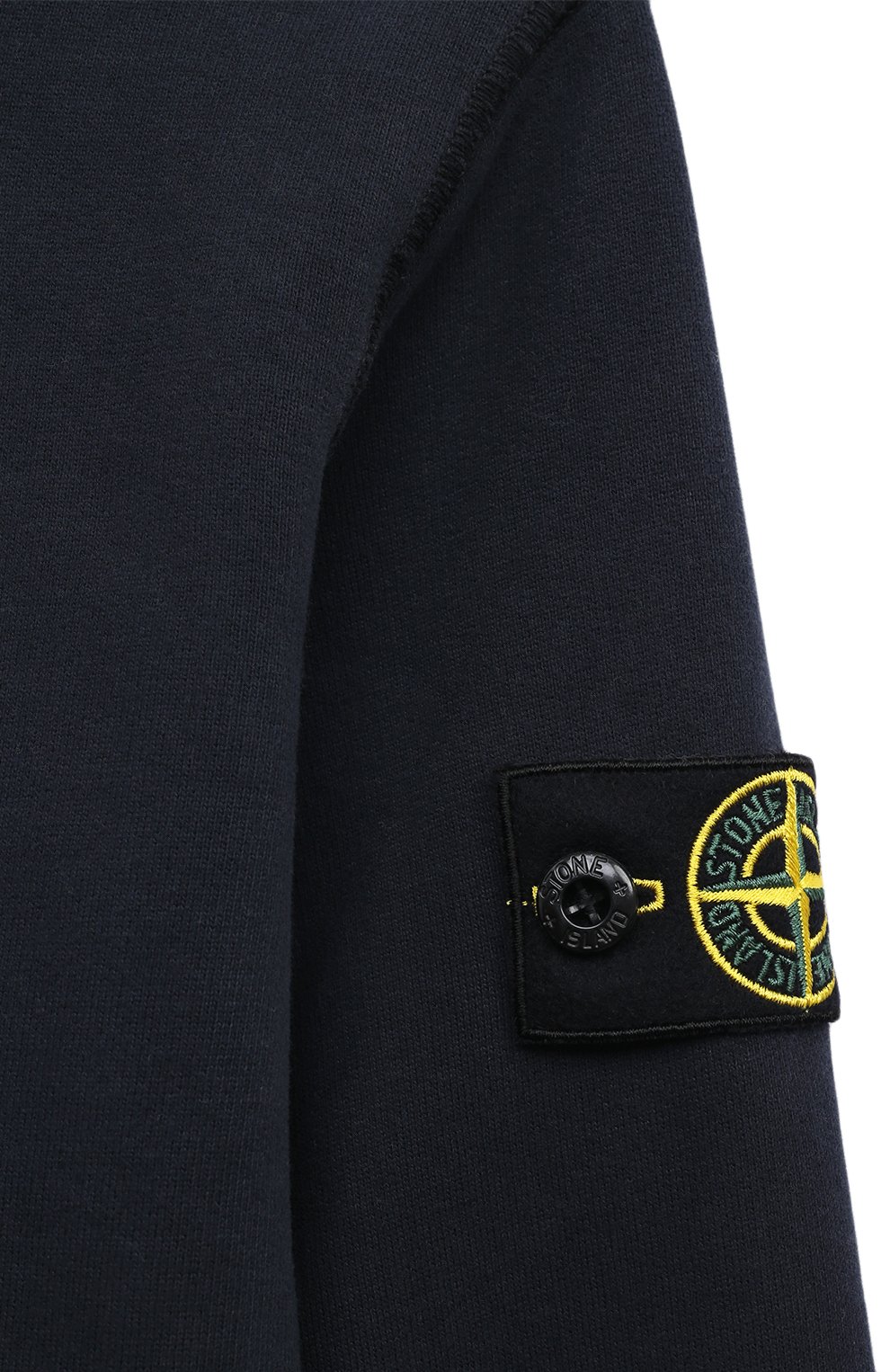 Хлопковый свитшот STONE ISLAND темно-синего цвета по цене 15950 руб., арт. 791661320/8, фото 3 Хлопковый свитшот STONE ISLAND, арт. 791661320/8, фото 3
