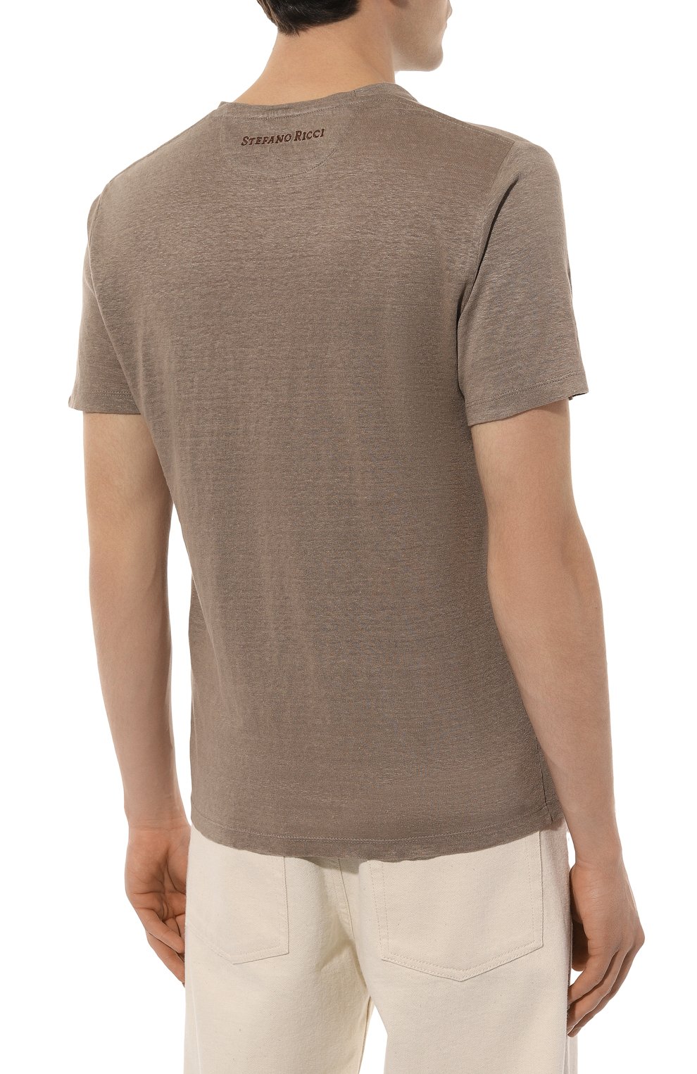 Льняная футболка STEFANO RICCI, арт. MNH4203230/LN, фото 4