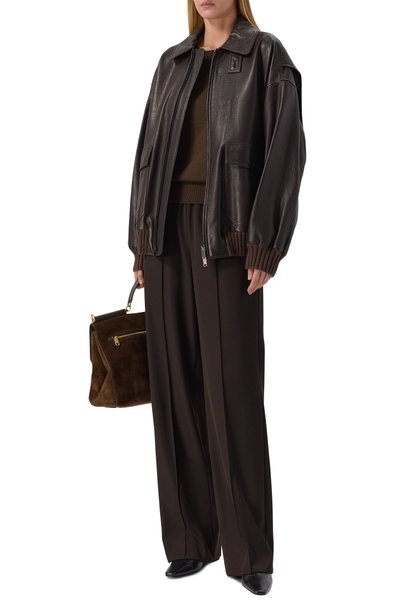 Женские шерстяные брюки DOLCE & GABBANA, арт. FTC6ZT/FU20W