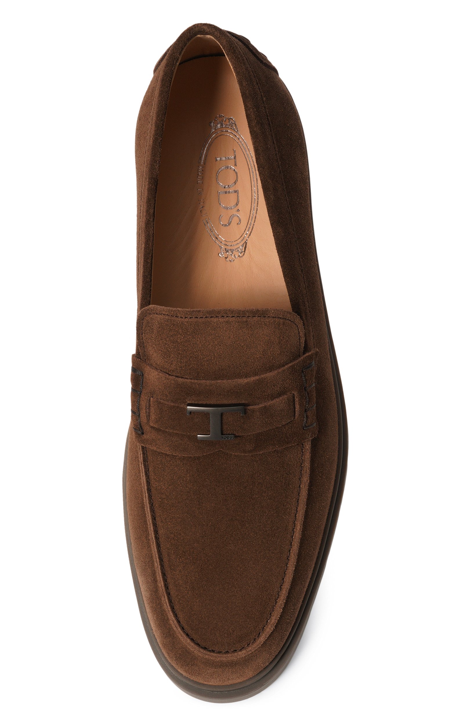 Замшевые лоферы TOD’S, арт. XXM59K0KR10/RE0, фото 5