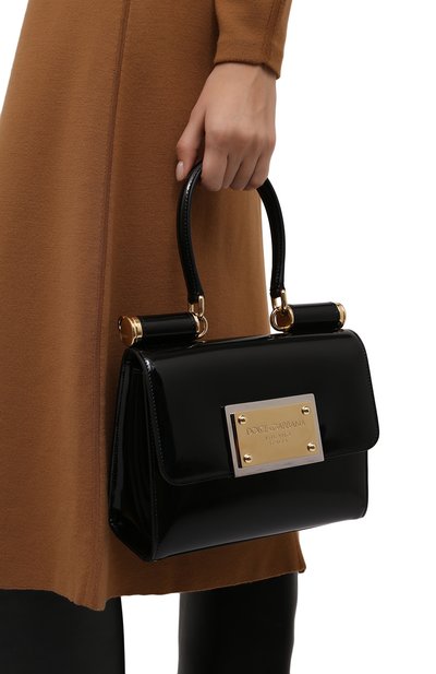 Сумка sicily DOLCE & GABBANA черного цвета по цене 236500 руб., арт. BB7026/A1037, фото 2 Сумка sicily DOLCE & GABBANA, арт. BB7026/A1037, фото 2