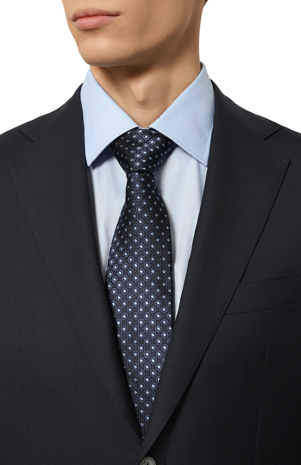 Шелковый галстук ZEGNA, арт. 1P8/Z8D86TA8, фото 2