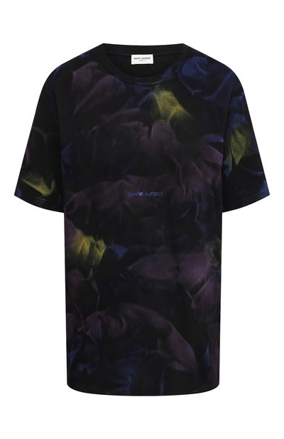 Женская хлопковая футболка SAINT LAURENT, арт. 648927/Y36CU