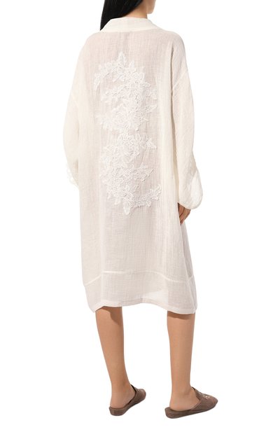 Халат изо льна и вискозы MAURIZIO, арт. MZS3/W07120275, фото 4