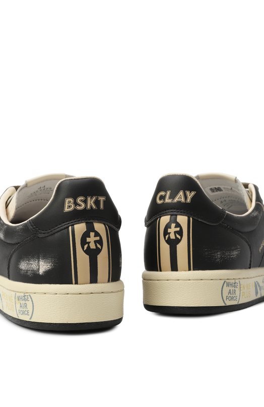 Кожаные кеды Bskt Clay Premiata BSKT CLAY/VAR 6909 Чёрный  BSKT CLAY/VAR 6909 Фото 7