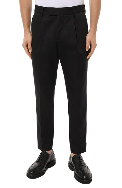 Брюки из шерсти и хлопка BOSS, арт. 50497960, фото 3