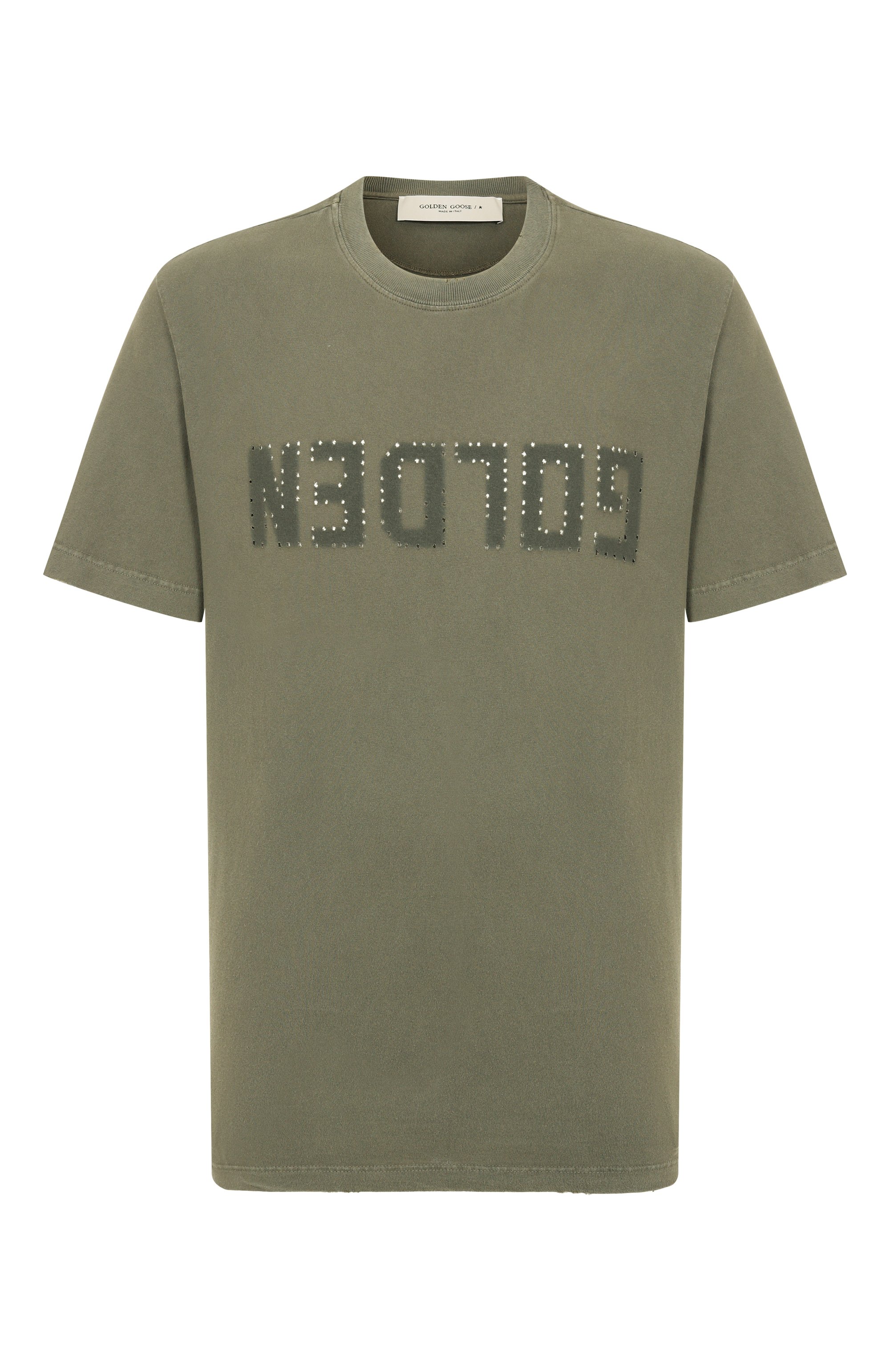 Хлопковая футболка GOLDEN GOOSE DELUXE BRAND, арт. GMP01220.P000671, фото 1