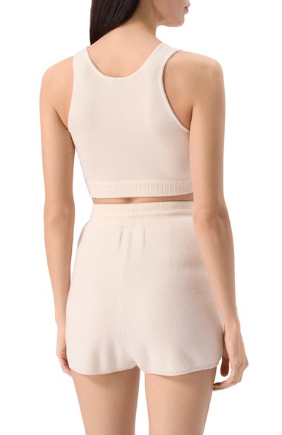 Кашемировый топ EDOMO кремового цвета по цене 22900 руб., арт. T002004FW2324, фото 4 Кашемировый топ EDOMO, арт. T002004FW2324, фото 4