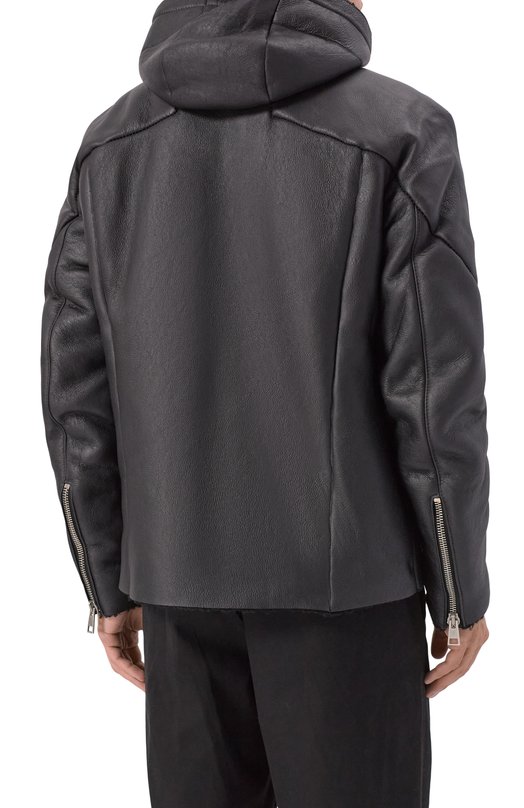 Дубленка из овчины Andrea Ya'aqov 25MSHE54B/SHEARLING Чёрный  25MSHE54B/SHEARLING Фото 4