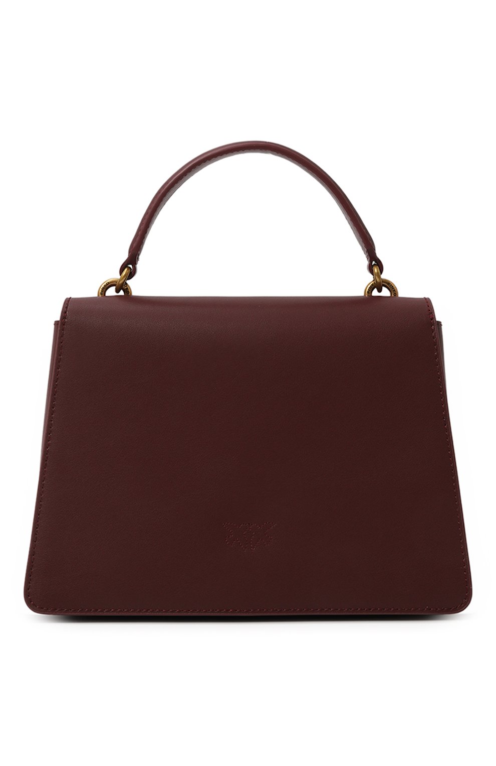 Сумка love one medium PINKO бордового цвета по цене 37900 руб., арт. 100066/A0F1, фото 6 Сумка love one medium PINKO, арт. 100066/A0F1, фото 6