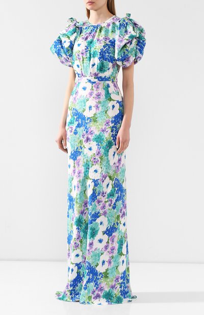 Шелковое платье ALESSANDRA RICH, арт. FAB2050-F2812, фото 3