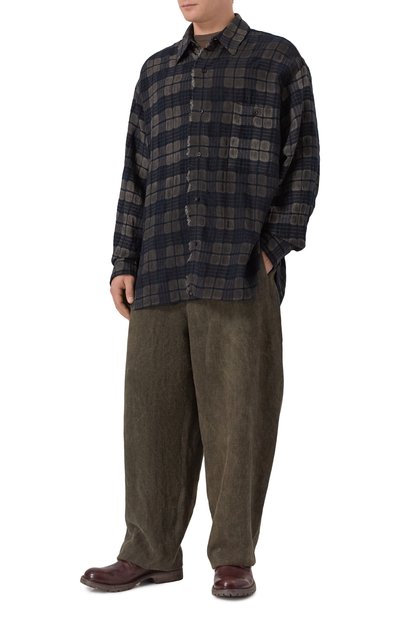 Рубашка из шерсти и вискозы UMA WANG, арт. UM1503, фото 2