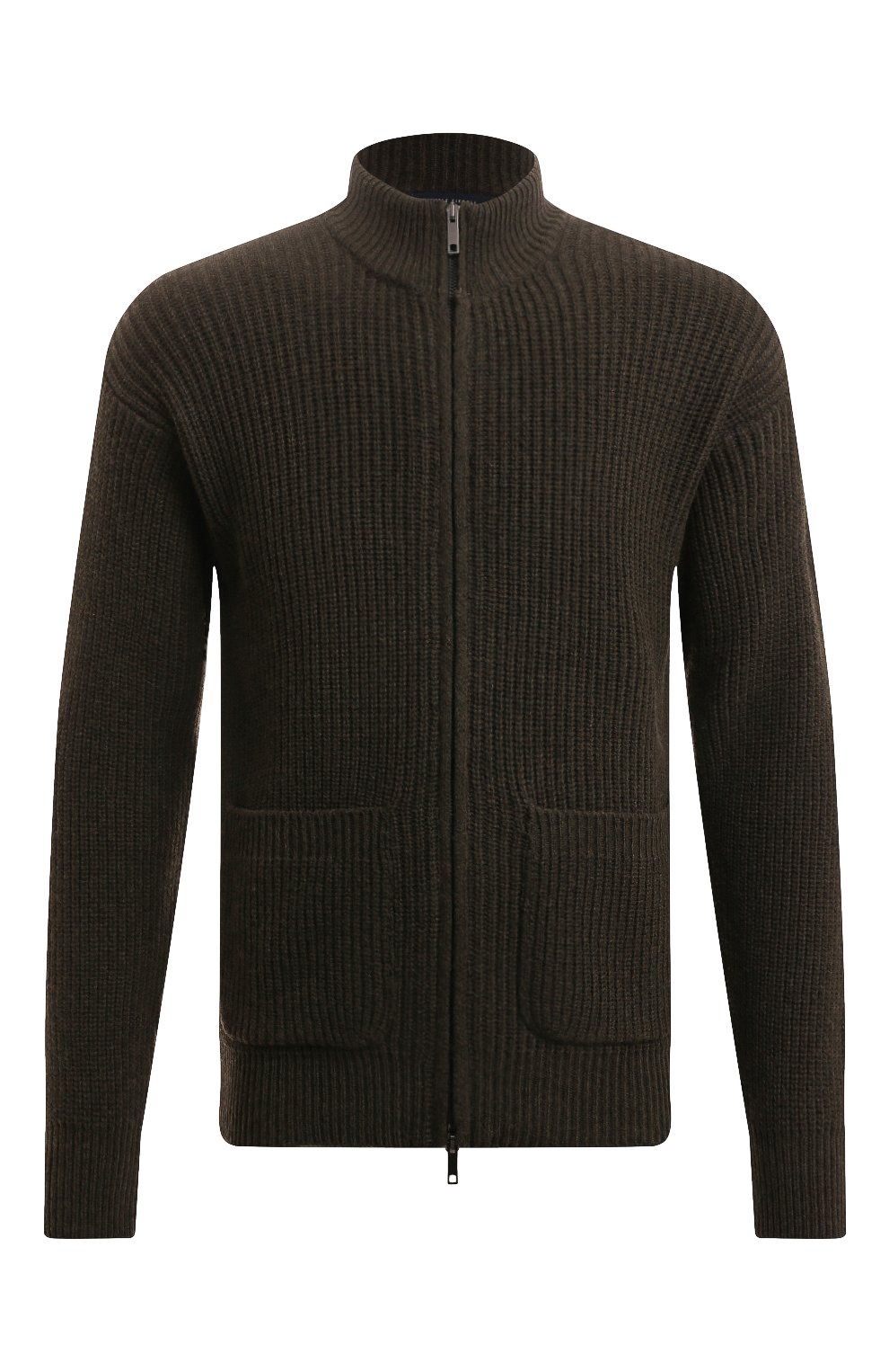 Шерстяной кардиган DANIELE FIESOLI хаки цвета по цене 29950 руб., арт. DF0251, фото 1 Шерстяной кардиган DANIELE FIESOLI, арт. DF0251, фото 1