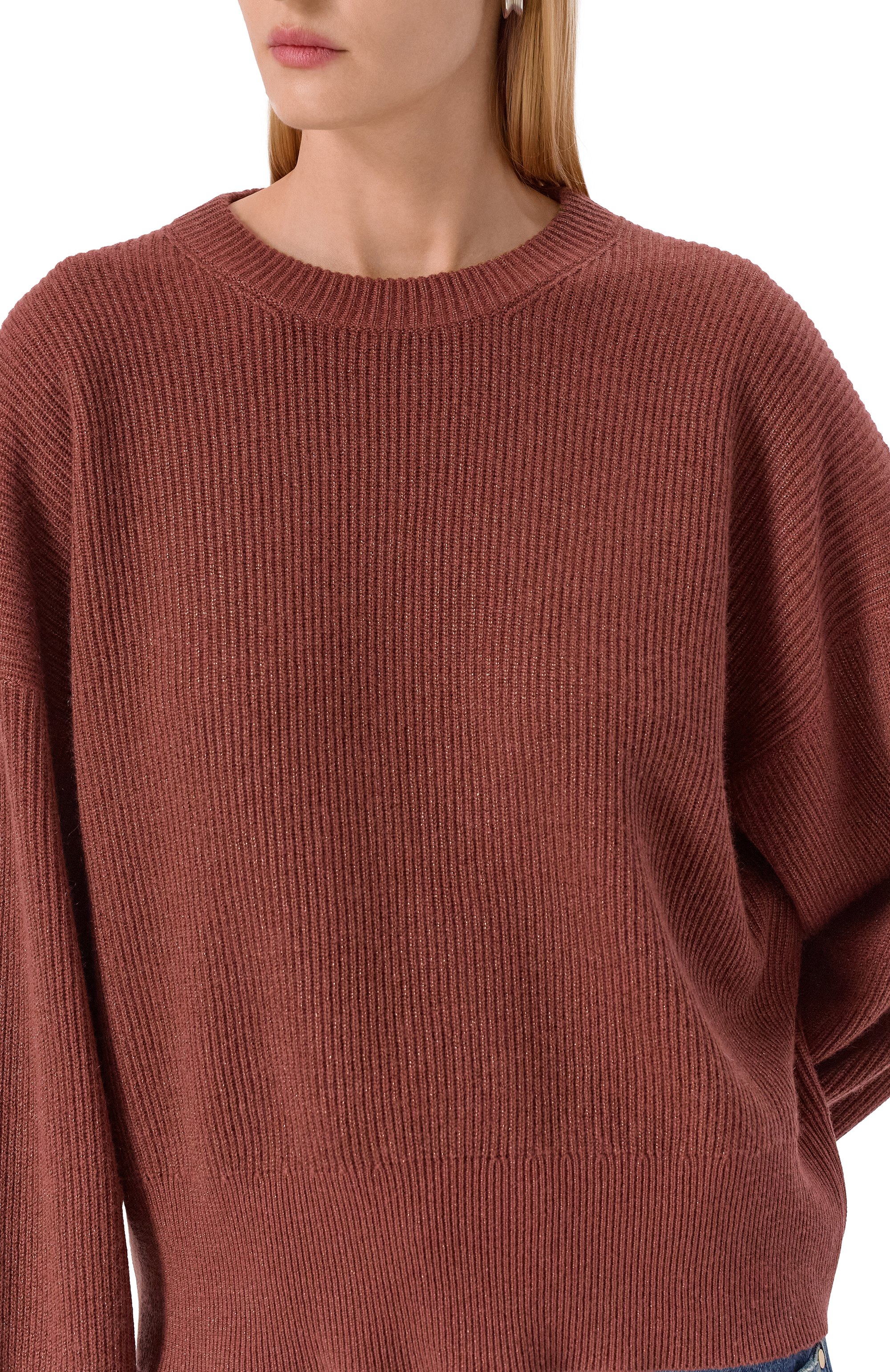 Свитер из кашемира и вискозы BRUNELLO CUCINELLI, арт. M1E224700, фото 5