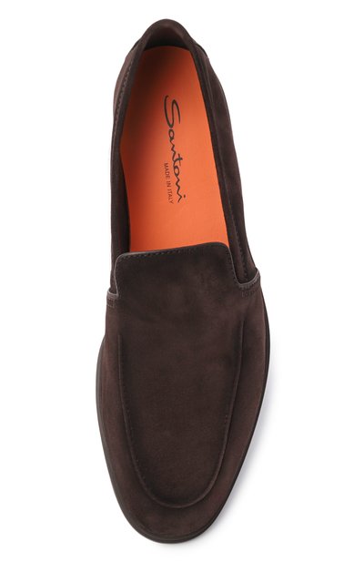 Замшевые лоферы malibu SANTONI, арт. MGAG18829SM0SEAA, фото 5