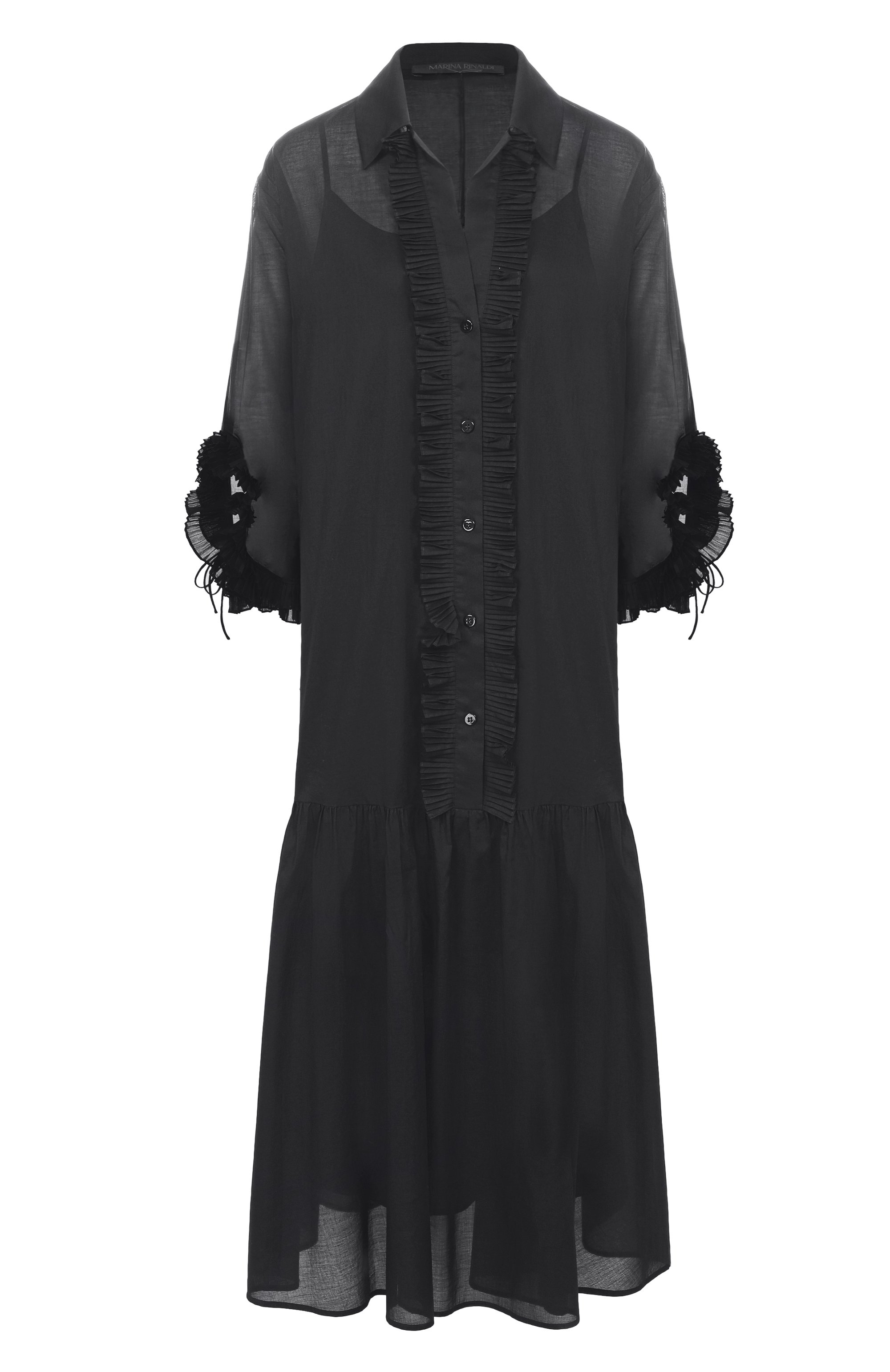 Хлопковое платье MARINA RINALDI, арт. CUP0LA, фото 1