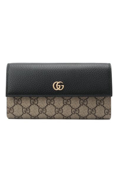 Женский кожаный кошелек на цепочке petite marmont GUCCI, арт. 546585/17WAG