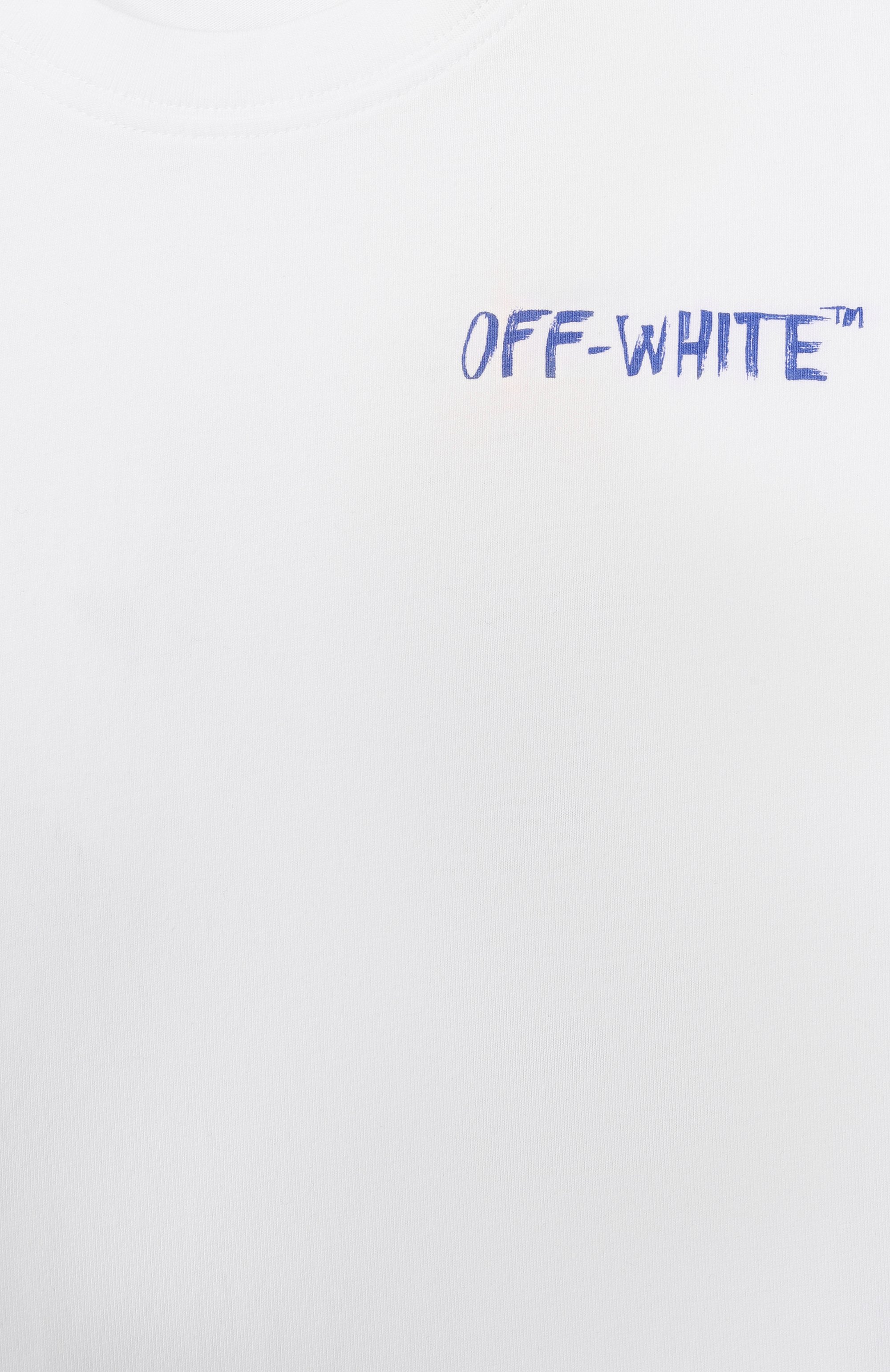 Хлопковая футболка OFF-WHITE, арт. 0BAA002S26JER005_001, фото 3