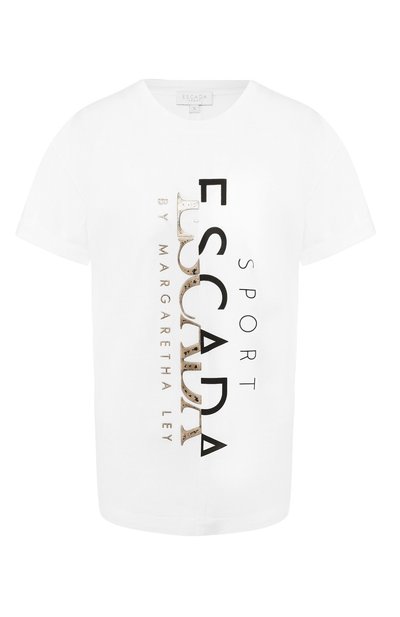 Женская хлопковая футболка ESCADA SPORT, арт. 5029901