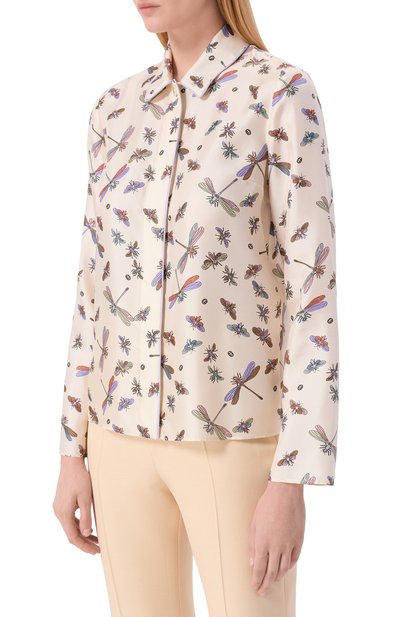 Шелковая рубашка GUCCI, арт. 856111/ZAUK3, фото 3