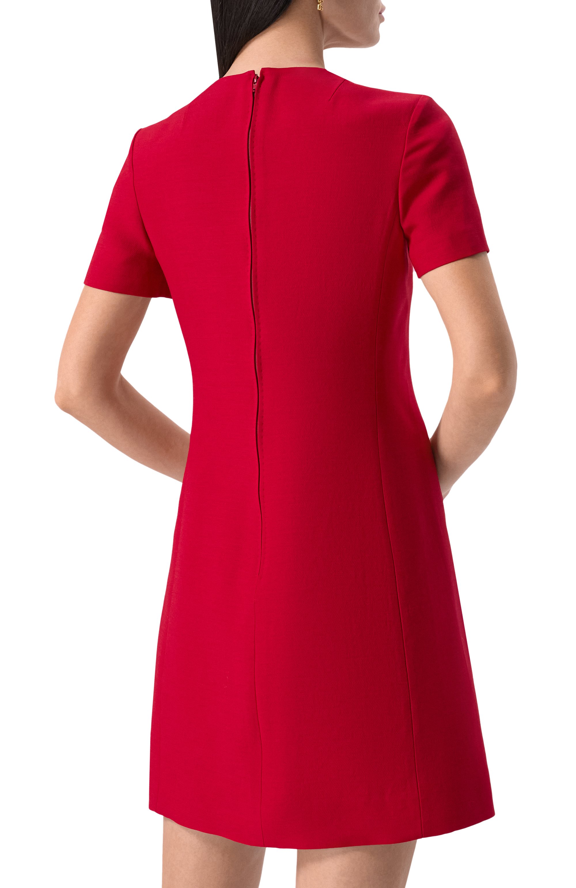 Платье из шерсти и шелка VALENTINO, арт. 6B3VAEV11CF, фото 4