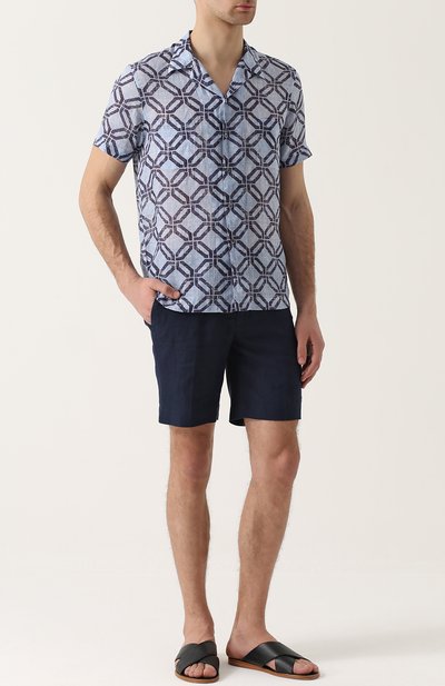 Рубашка с короткими рукавами и отложным воротником GIORGIO ARMANI, арт. VSC5VT/VS53C, фото 2