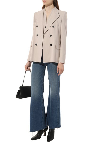 Жакет из вискозы и шерсти WINDSOR светло-серого цвета по цене 75500 руб., арт. 52 DS807 10014126, фото 2 Жакет из вискозы и шерсти WINDSOR, арт. 52 DS807 10014126, фото 2