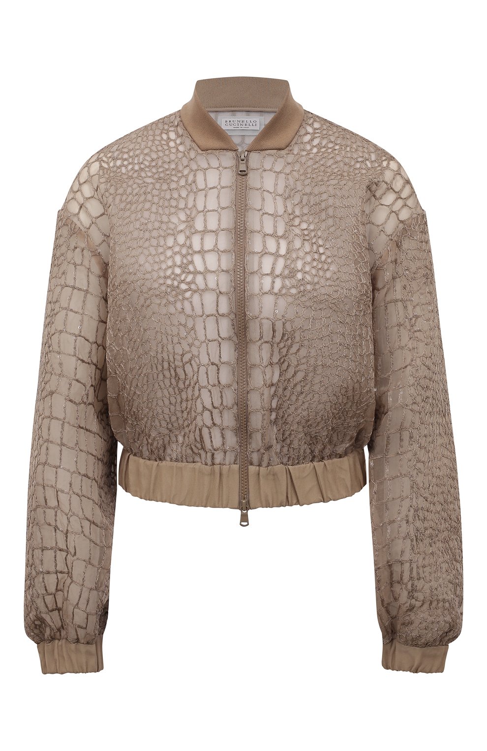 Шелковый бомбер BRUNELLO CUCINELLI, арт. MF940SX916, фото 1