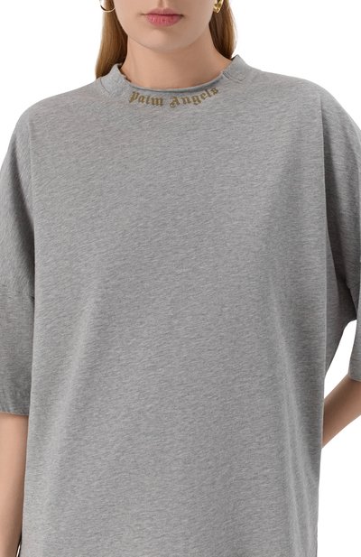 Хлопковая фут�болка PALM ANGELS, арт. PWAA07DF25JER001, фото 5